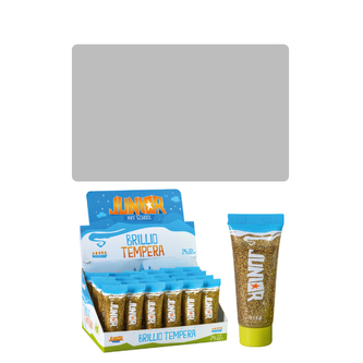 Temperová barva Glitter 22 ml stříbrná