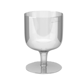 Pohár krystal na stopce 0,2 l, 10 ks Pohár krystal na stopce 0,2 l, 10 ks