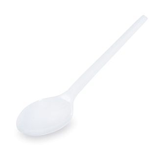 Lžíce (PP) znovu použitelná bílá 18,5cm (50 ks)