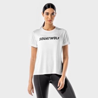 Dámské tričko Iconic White - SQUATWOLF - Velikost: XL