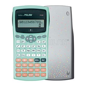 Kalkulačka MILAN 159110 vědecká Silver 240 funkcí