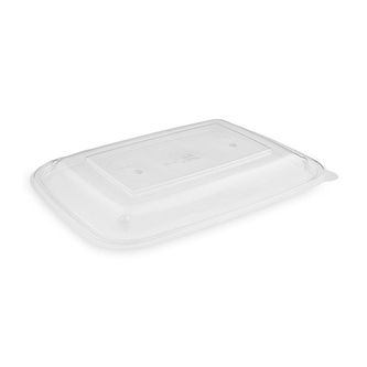 Viečko vypuklé priehľadné PP pre menu misu L 25x18,5 x 2 cm, sada 50 ks