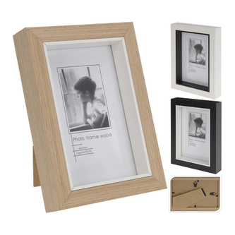 Fotorámeček 10x15 cm - dřevěný, 1ks