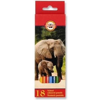 Pastelky Koh-i-noor školní 18ks