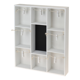 Fotorámeček se skřipci, dřevěný