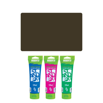 Akrylová barva JUNIOR 120 ml tmavě hnědá 530