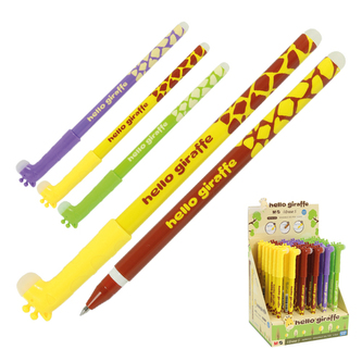 Roller gumovací M&G iErase / Hello Giraffe 0,5 mm, přepisovatelný, modrý