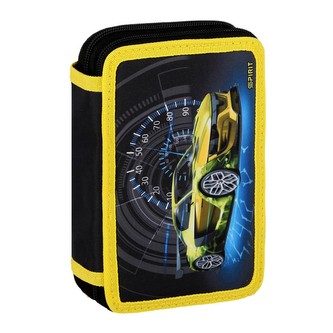 Penál 3-patrový/plný SPIRIT - Speed Racer