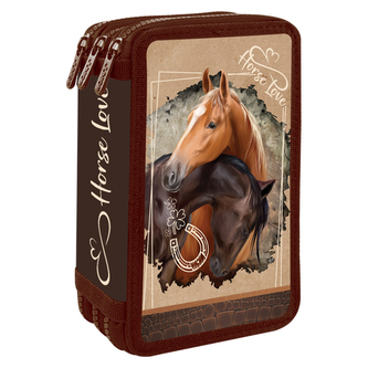 Peračník plátený prázdny - 3 poschodový, Seria 5 - Horse Love