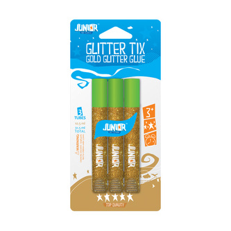 Lepidlo glitter 3 ks zlaté