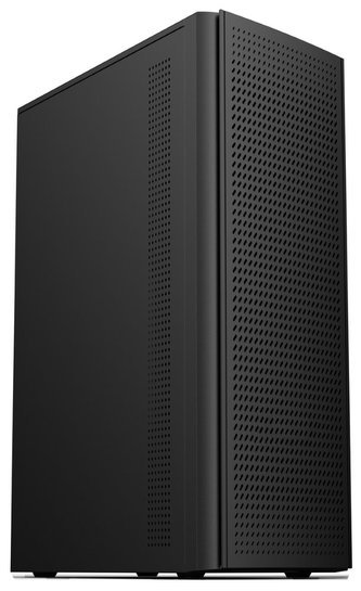 CRONO skriňa Mini Tower DM2/ bez zdroja/ bez ventilátorov/ 2x USB 1.1/ čierny