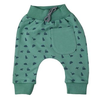 Kojenecké tepláčky Koala Dinosaur zelená - velikost 68 (4-6m)