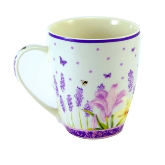 HOME ELEMENTS Hrnek 340 ml - Levandule