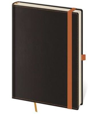 Zápisník - Black Orange - linkovaný M