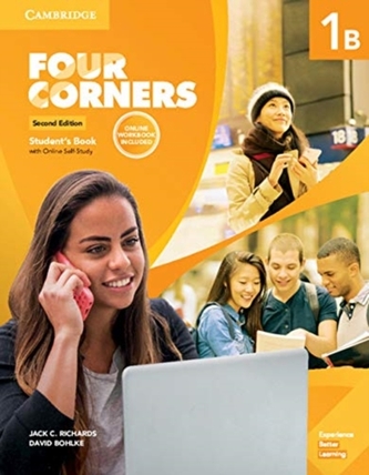 Four Corners Level 1B Student's Book with Online Self-study and Online Workbook
