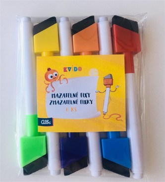 Kvído - náhradní mazatelné fixy 6 ks