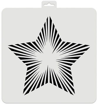 Vánoční šablona - Hvězda