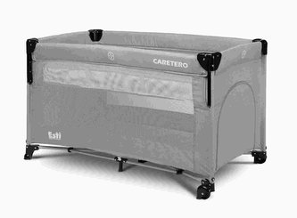 Cestovní postýlka CARETERO Esti grey