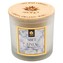 ARÔME Svíčka 400 g s dřevěným knotem a víčkem, Soft Linen