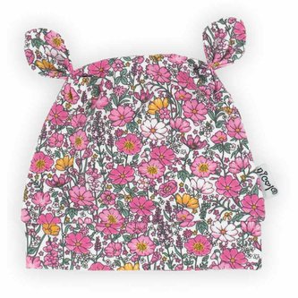 Kojenecká bavlněná čepička Nicol Lea růžová - velikost 68 (4-6m)