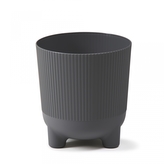 Plastový květináč Aria jumper ECO recycled 140 mm, antracit