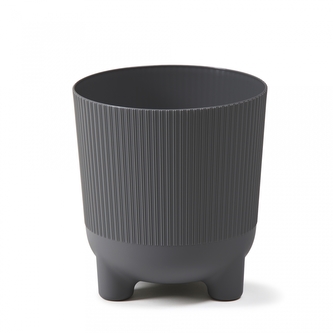 Plastový květináč Aria jumper ECO recycled 140 mm, antracit