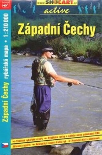 Západní Čechy, rybářská mapa