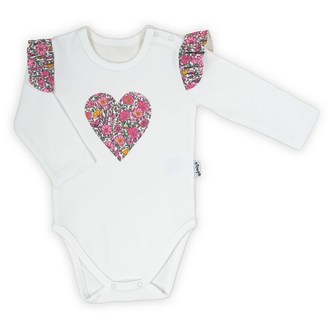 Kojenecké body s dlouhým rukávem Nicol Lea - velikost 68 (4-6m)