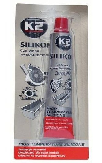 Silikon pro utěsnění části motoru - červený 85g K2