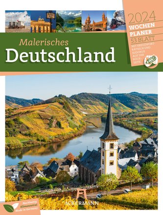 Malerisches Deutschland - Wochenplaner Kalender 2024