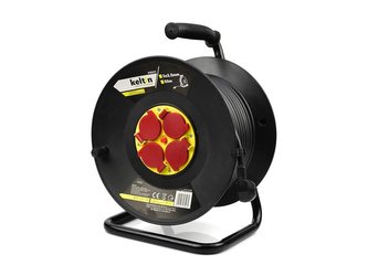 Prodlužovací kabel na bubnu - 4 zásuvky 50m GEKO K00231