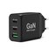 PORT CONNECT Síťová nabíječka pro USB-C a  USB-A, 65 W, černá