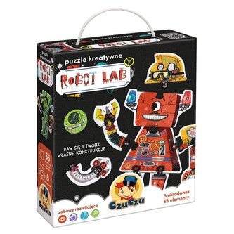 CzuCzu Puzzle kreatywne Robot Lab 3+ CzuCzu Puzzle kreatywne Robot Lab 3+