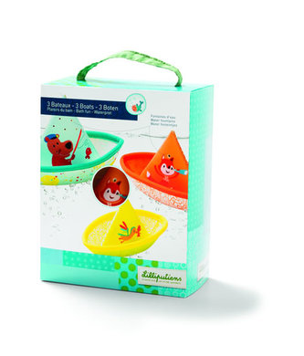 Lilliputiens hračka do vody - 3 plávajúce lodičky