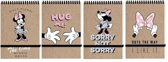 Kołonotes A6/96K kratka Minnie Mouse Kraft