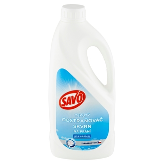 Savo odstraňovač skvrn na bílé prádlo 900 ml Savo odstraňovač skvrn na bílé prádlo 900 ml
