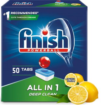 Finish Powerball All in 1 lemon tablety do myčky nádobí 50 ks