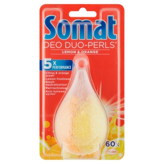 Somat Deo Duo-Perls osvěžovač do myčky na nádobí s vůní citronu a pomeranče 1 ks