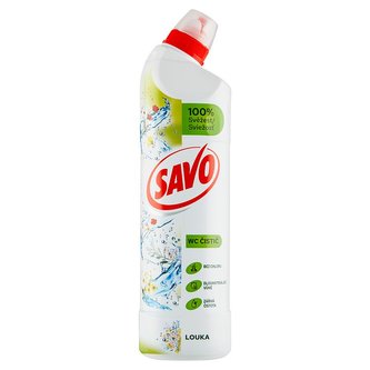 Savo WC čistič s vůní louky 750 ml Savo WC čistič s vůní louky 750 ml