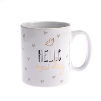Porcelánový hrnček - HELLO 650 ml