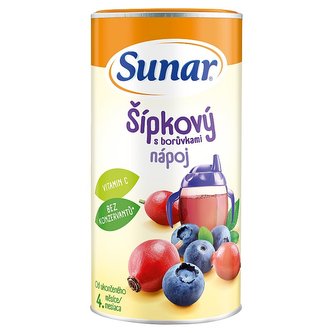 Sunar rozpustný nápoj šípkový s borůvkami 200 g