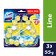 Domestos Power 5 tuhý WC blok s vůní limetky 3x 55 g