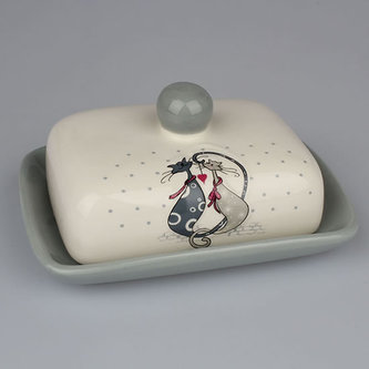 Keramická miska na máslo