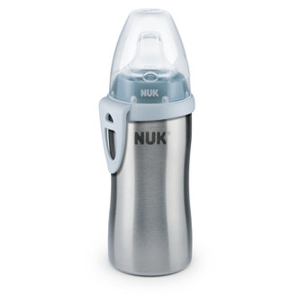 NUK Active Cup hrnek z vysoce kvalitní nerezové oceli modrý 215 ml NUK Active Cup hrnek z vysoce kvalitní nerezové oceli modrý 215 ml