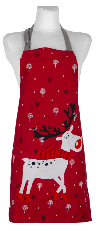 Kuchyňská bavlněná zástěra RUDOLPHO 100% bavlna 60x75 cm Essex