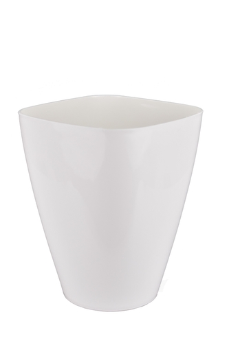 Květináč na orchideje hranatý 13,2x13,2 cm Coubi Orchid bílý