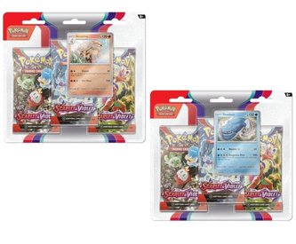 Pokémon TCG: Scarlet & Violet - 3 Blister Booster