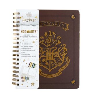 Harry Potter: Hogwarts 12-Month Undated Planner: (Harry Potter School Planner School, Harry Potter Gift, Harry Potter Stationery