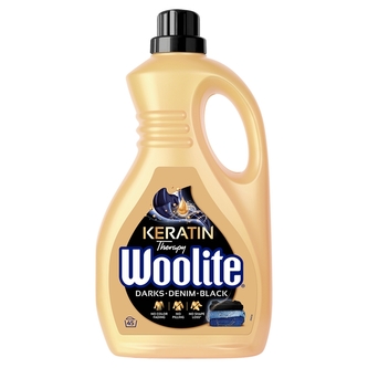 Woolite Keratin Therapy Darks Denim Black tekutý prací gel, 45 praní 2,7 l