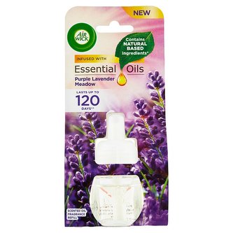 Air Wick náplň do elektrického osvěžovače Fialová levandulová louka 19 ml